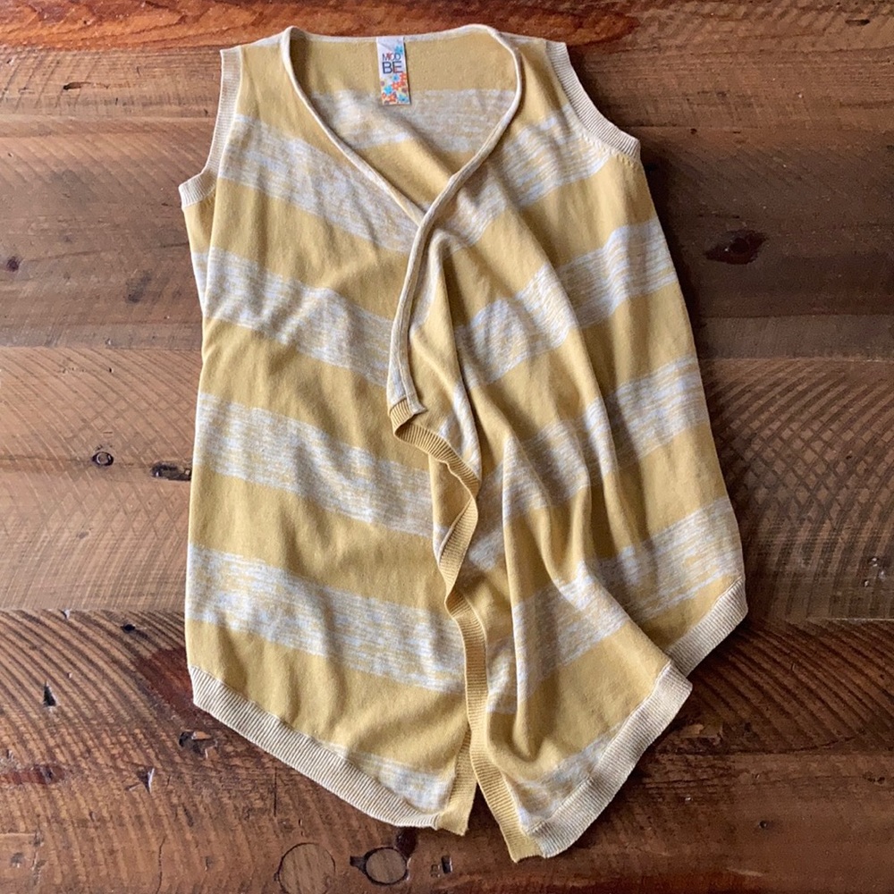 MOD BE Open Front Vest, size Small
